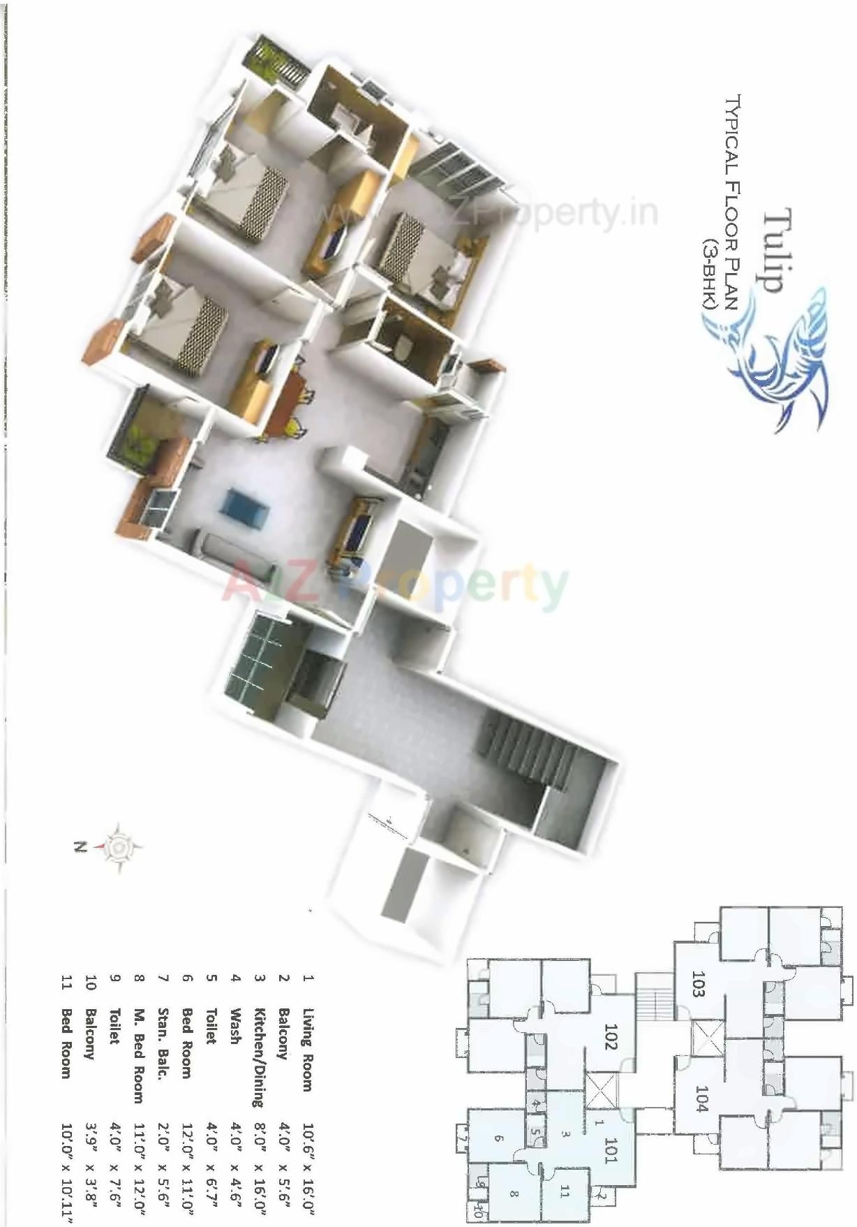 Layout of real estate project Lakeview located at Bhayli, Vadodara, Gujarat