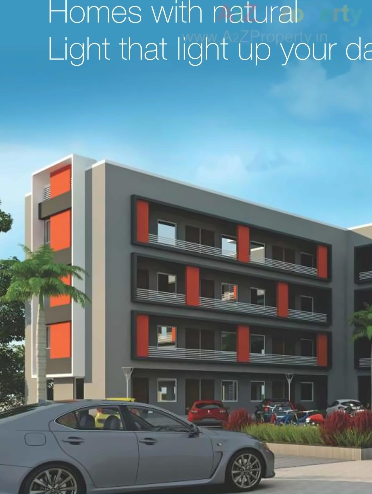 3D Elevation of real estate project Lakshmi Avenue located at Waghodia, Vadodara, Gujarat