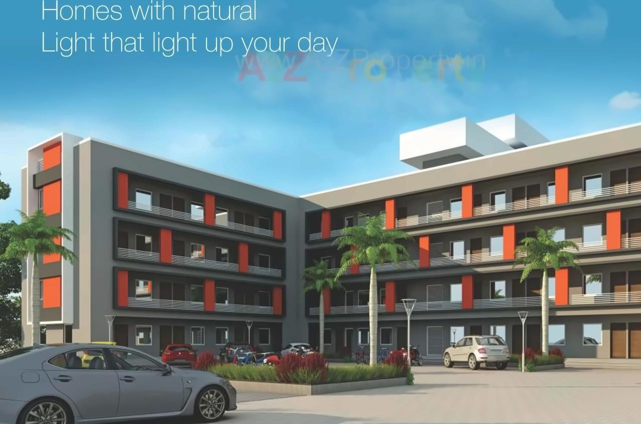 3D Elevation of real estate project Lakshmi Avenue located at Waghodia, Vadodara, Gujarat