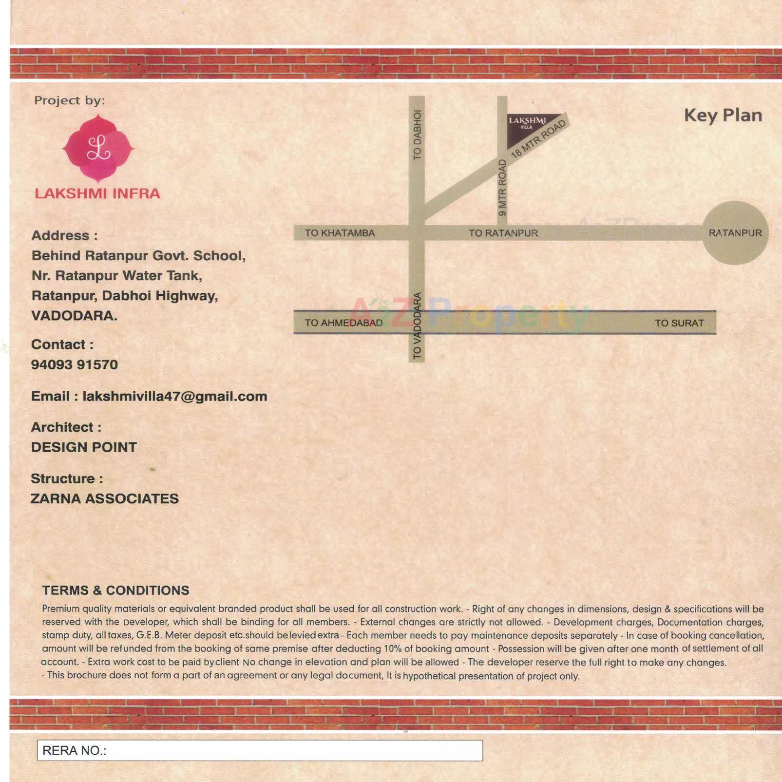  of real estate project Lakshmi Villa located at Vadodara, Vadodara, Gujarat