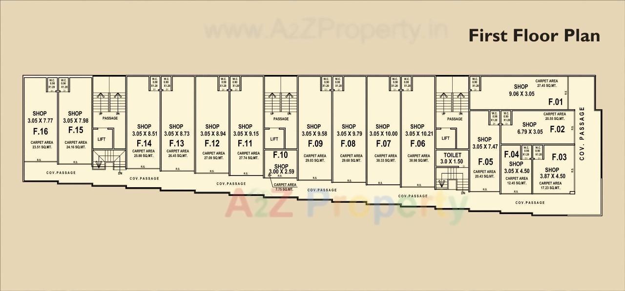 Layout of real estate project Lakshya Meadow located at Vemali, Vadodara, Gujarat