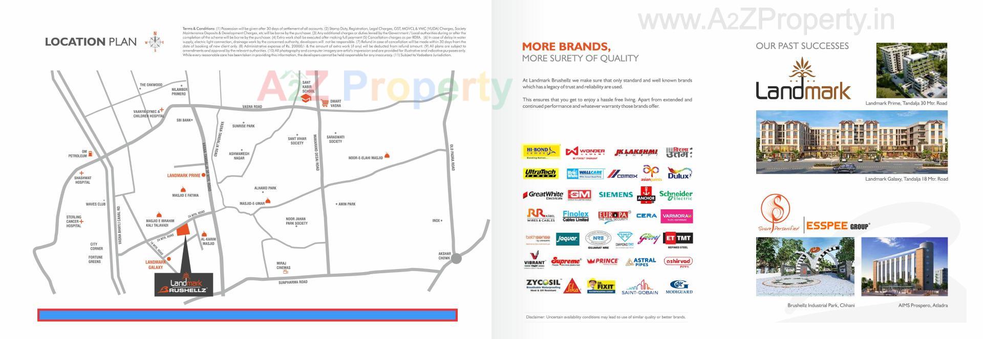  of real estate project Landmark Brushellz located at Tandalja, Vadodara, Gujarat