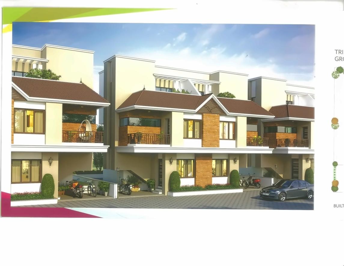 3D Elevation of real estate project Landmark Galaxy located at Tandalaja, Vadodara, Gujarat