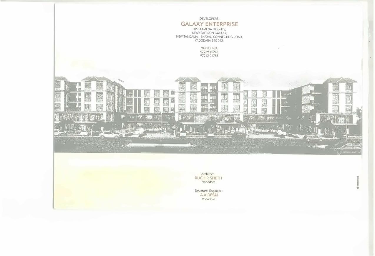  of real estate project Landmark Galaxy located at Tandalaja, Vadodara, Gujarat