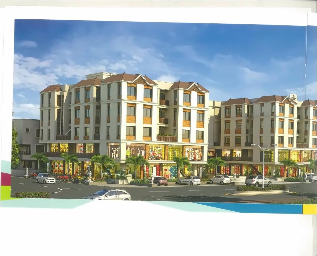 3D Elevation of real estate project Landmark Galaxy located at Tandalaja, Vadodara, Gujarat