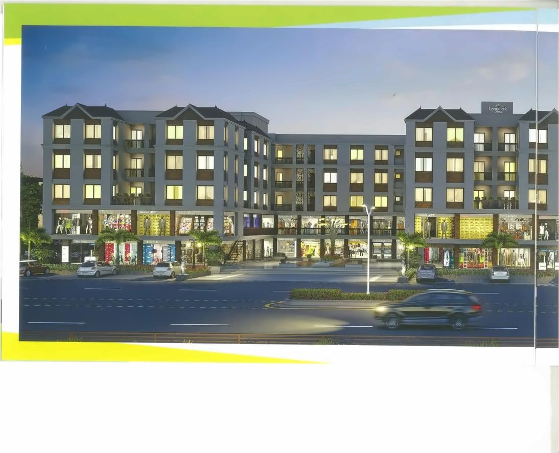 3D Elevation of real estate project Landmark Galaxy located at Tandalaja, Vadodara, Gujarat