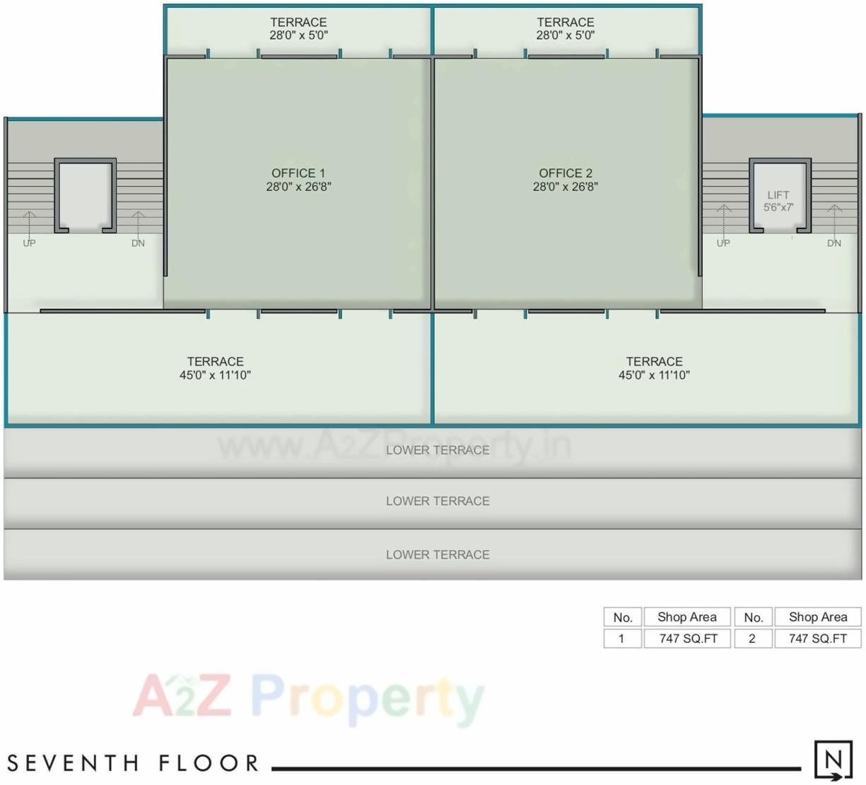 Layout of real estate project Landmark Prime located at Tandalja, Vadodara, Gujarat