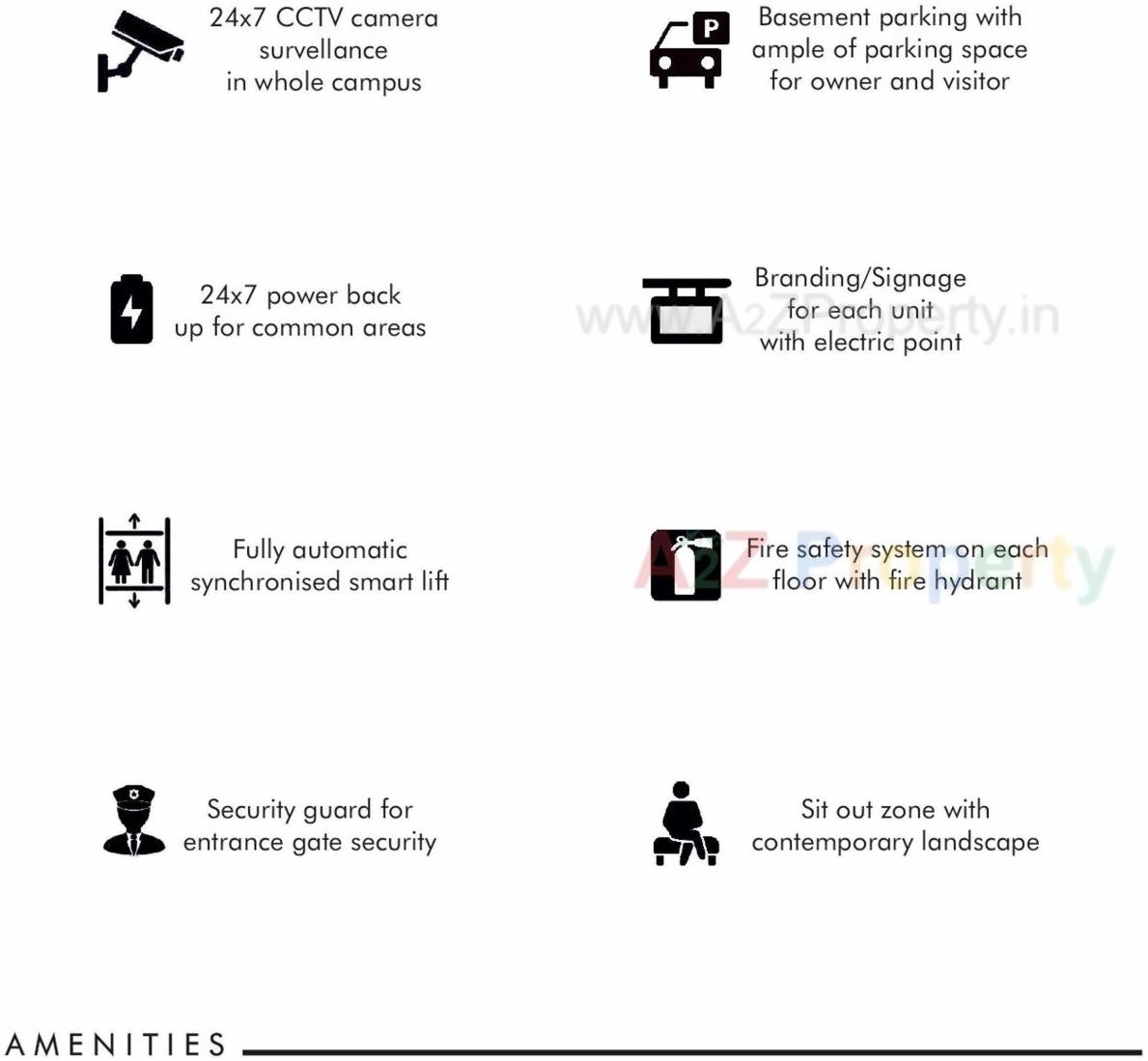  of real estate project Landmark Prime located at Tandalja, Vadodara, Gujarat