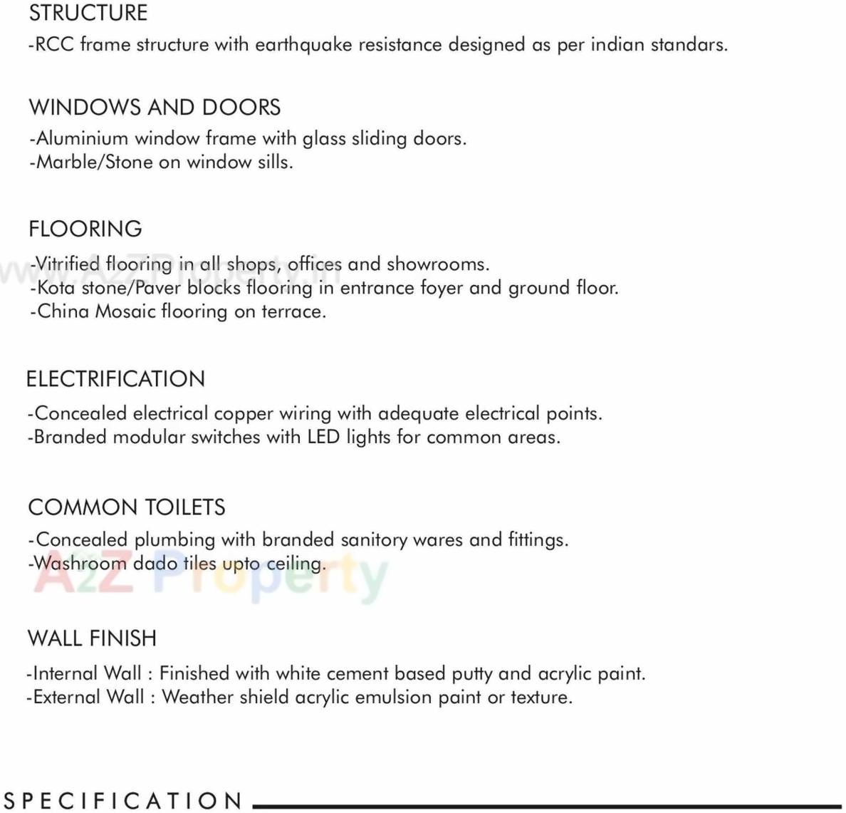  of real estate project Landmark Prime located at Tandalja, Vadodara, Gujarat