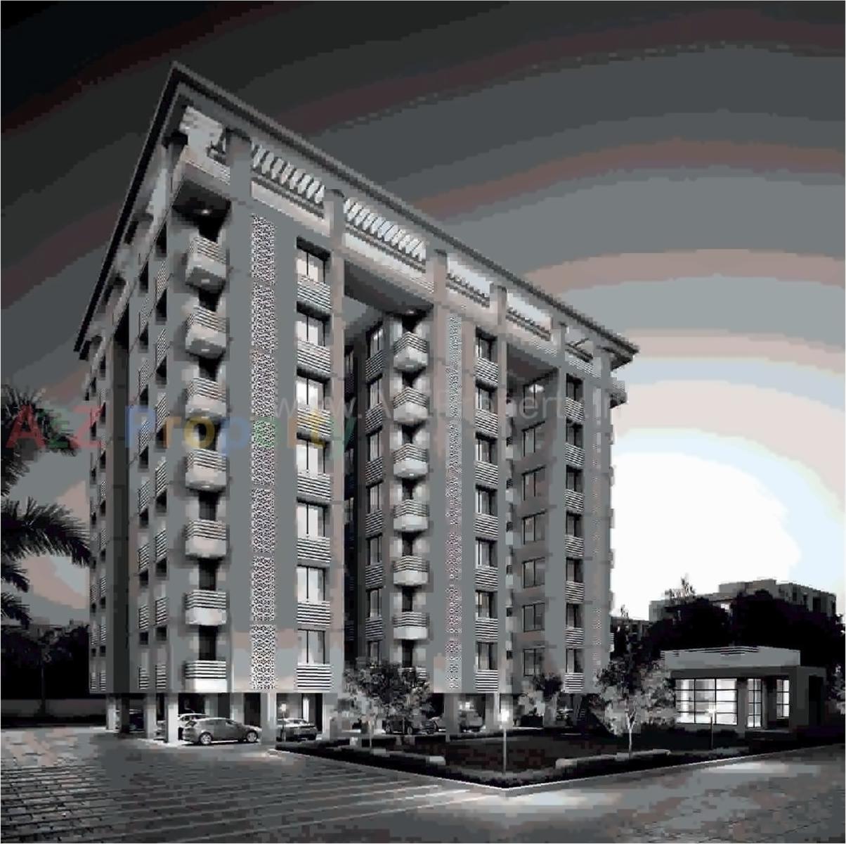 3D Elevation of real estate project Landmark Prime located at Tandalja, Vadodara, Gujarat