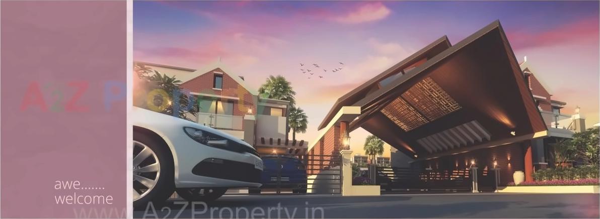 3D Elevation of real estate project Lavanya Banglows (tena   To 61, 145 To 166) located at Ankhol, Vadodara, Gujarat