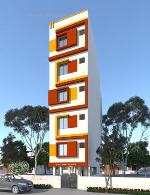 Elevation of real estate project Lavitra Flats located at Vadodara, Vadodara, Gujarat