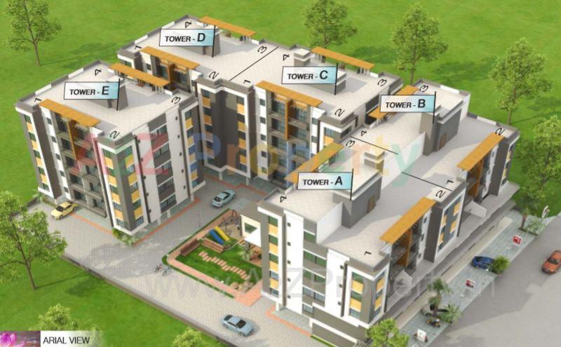 3D Elevation of real estate project Laxmi Villa located at Jambuva, Vadodara, Gujarat