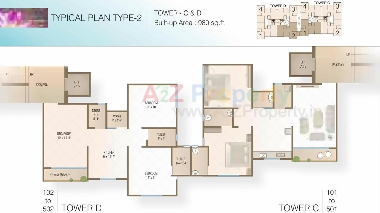 Layout of real estate project Laxmi Villa located at Jambuva, Vadodara, Gujarat