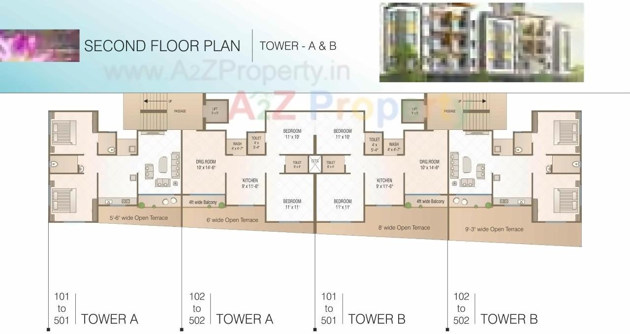 Layout of real estate project Laxmi Villa located at Jambuva, Vadodara, Gujarat