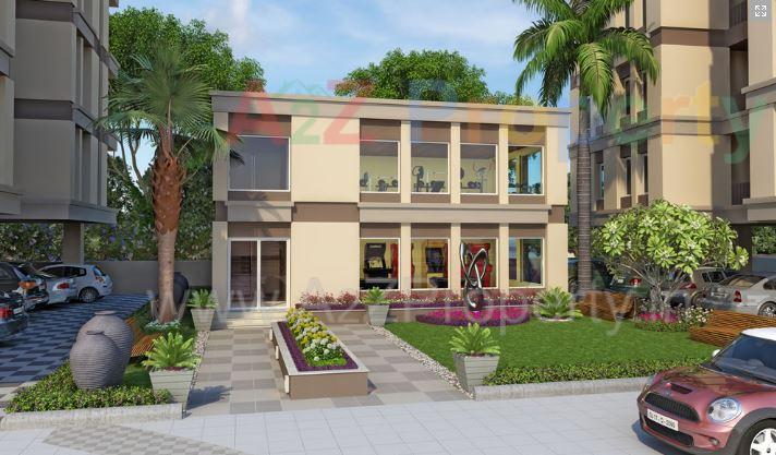 3D Elevation of real estate project Life Arena located at Sevasi, Vadodara, Gujarat