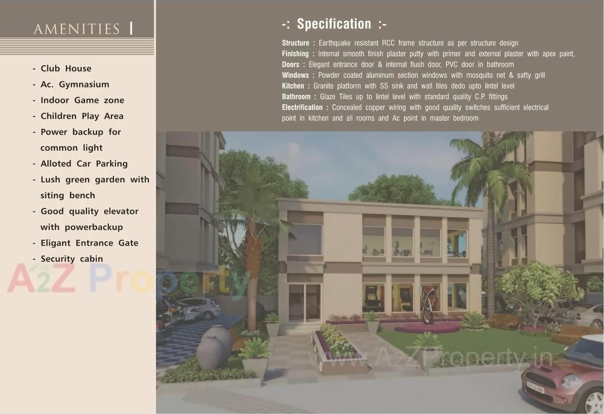 3D Elevation of real estate project Life Arena located at Sevasi, Vadodara, Gujarat