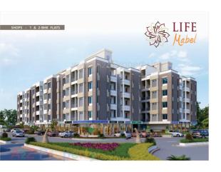 Elevation of real estate project Life Mabel located at Sevasi, Vadodara, Gujarat