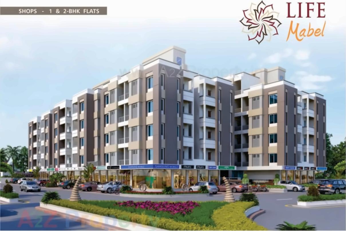 3D Elevation of real estate project Life Mabel located at Sevasi, Vadodara, Gujarat