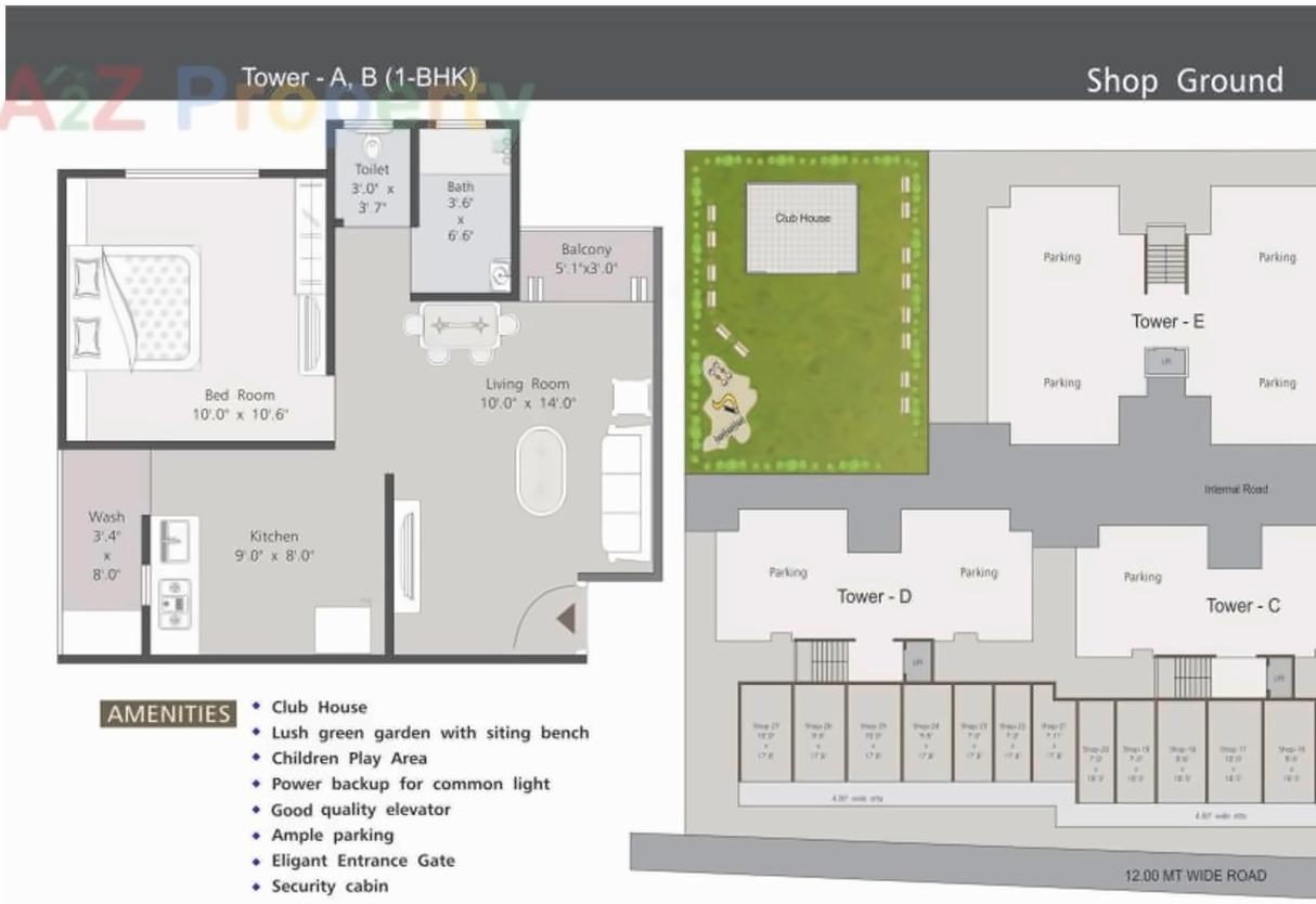 Layout of real estate project Life Mabel located at Sevasi, Vadodara, Gujarat