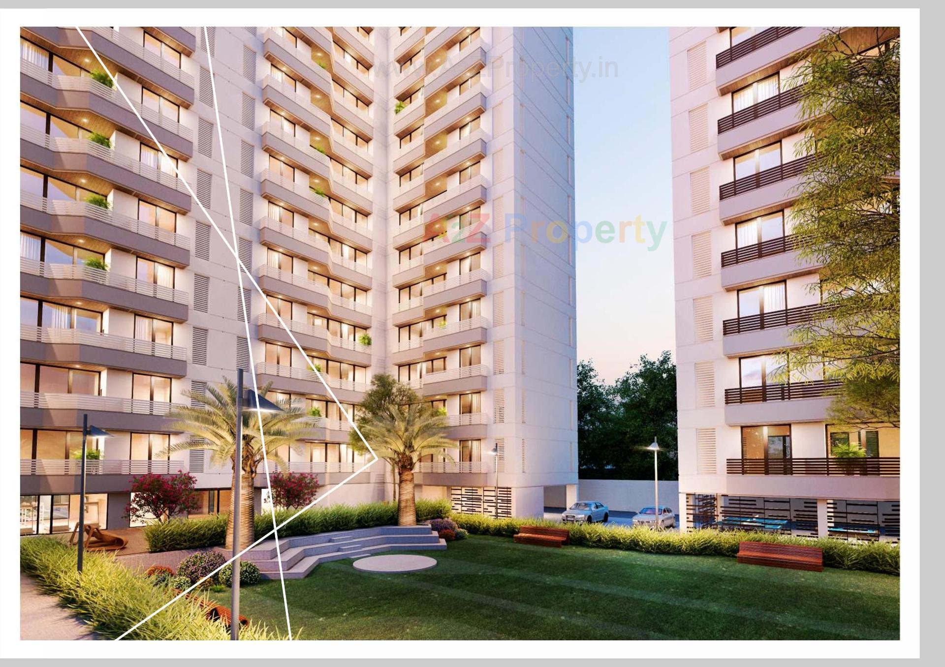 3D Elevation of real estate project Lilleria located at Vadodara, Vadodara, Gujarat
