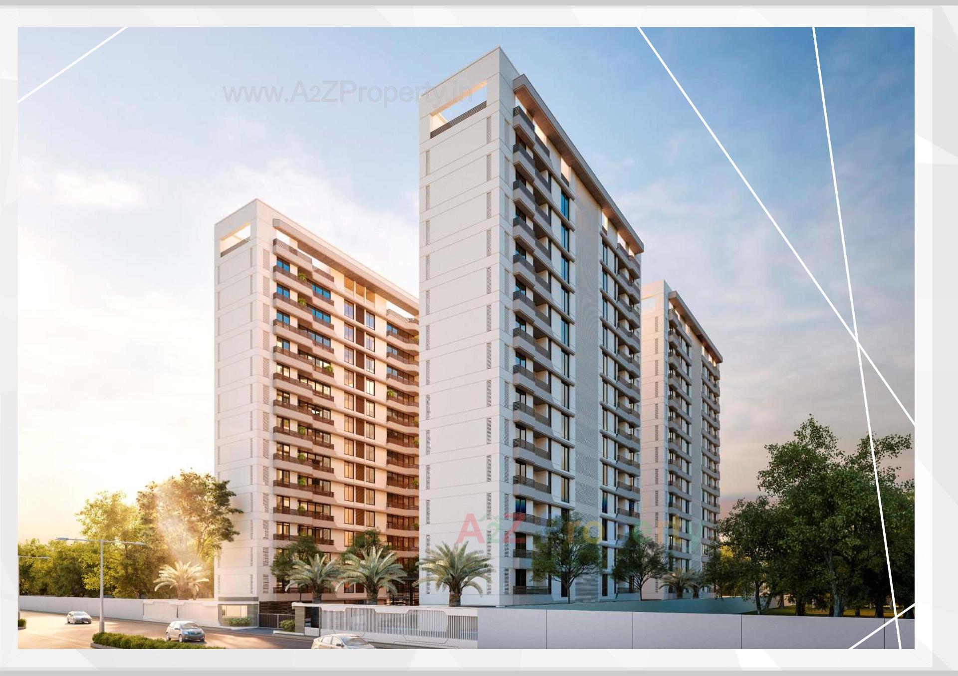 3D Elevation of real estate project Lilleria located at Vadodara, Vadodara, Gujarat