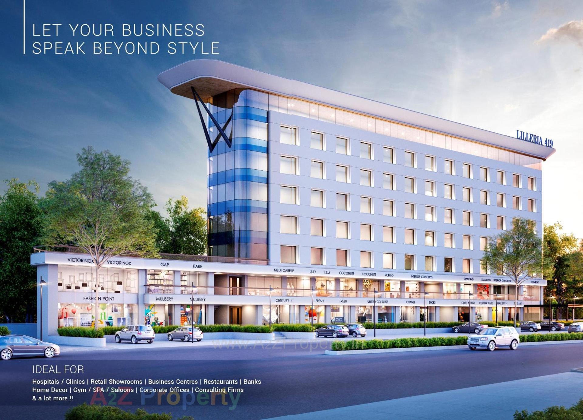 3D Elevation of real estate project Lilleria located at Vadodara, Vadodara, Gujarat