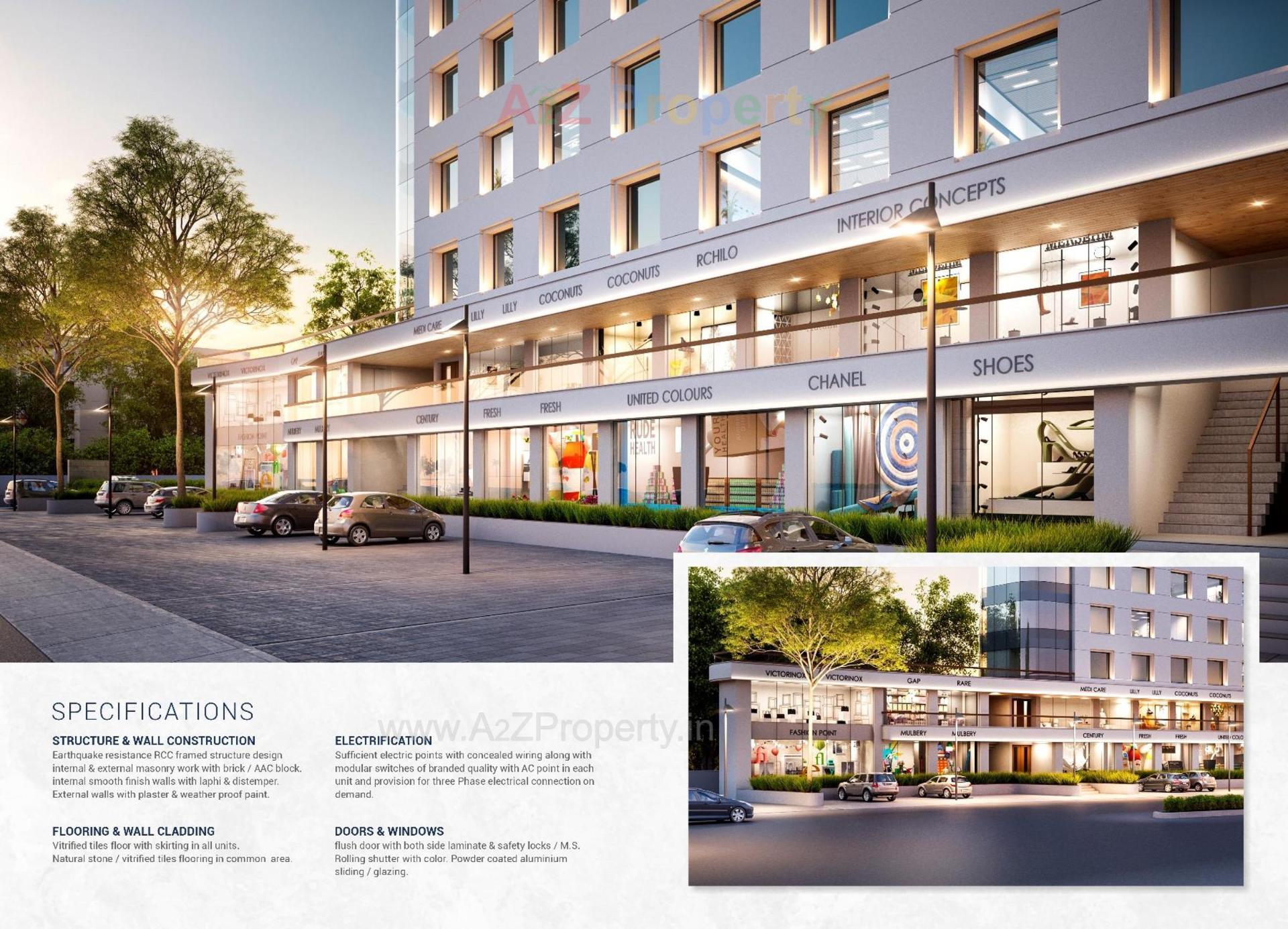 3D Elevation of real estate project Lilleria located at Vadodara, Vadodara, Gujarat