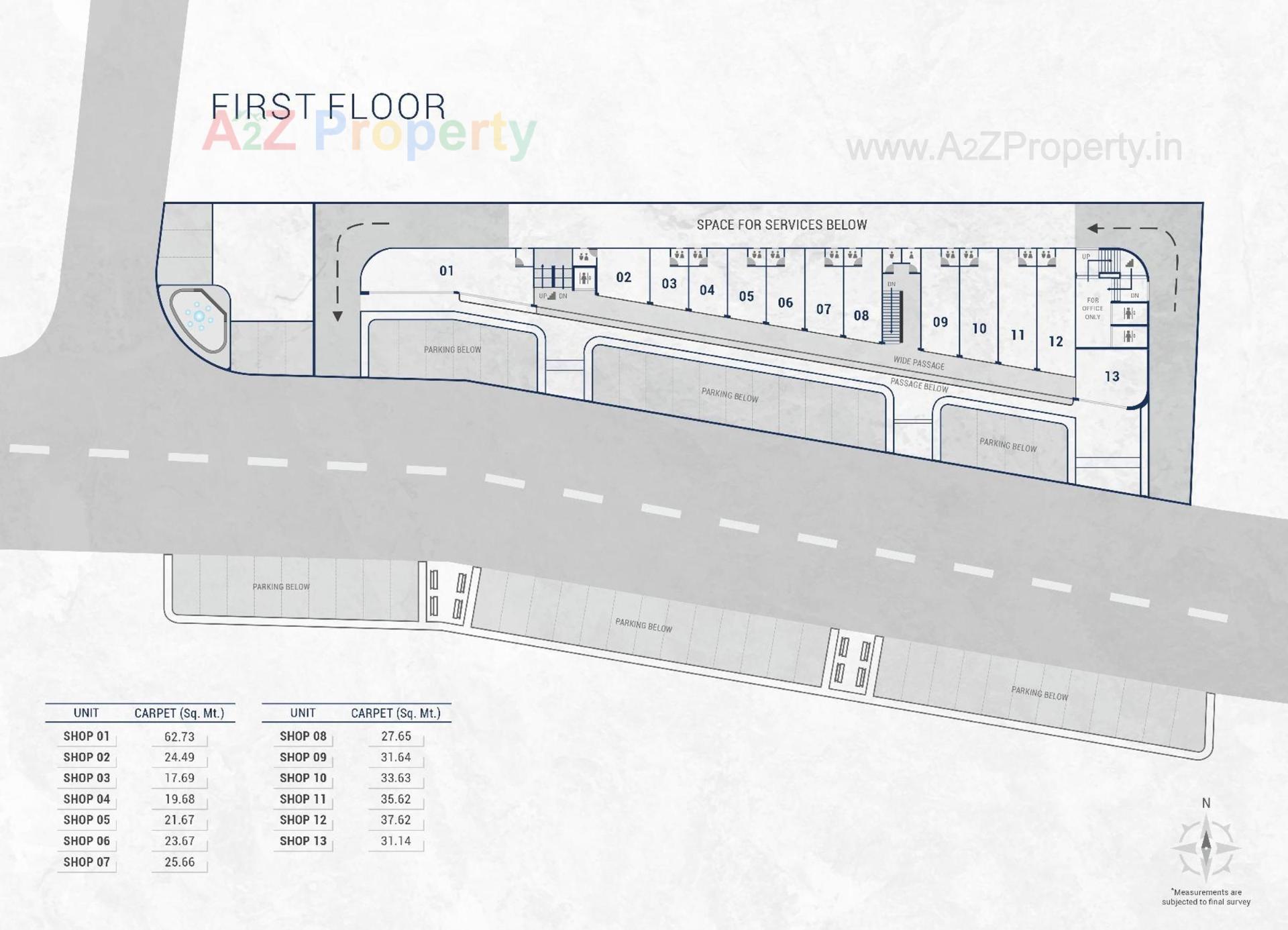 Layout of real estate project Lilleria located at Vadodara, Vadodara, Gujarat