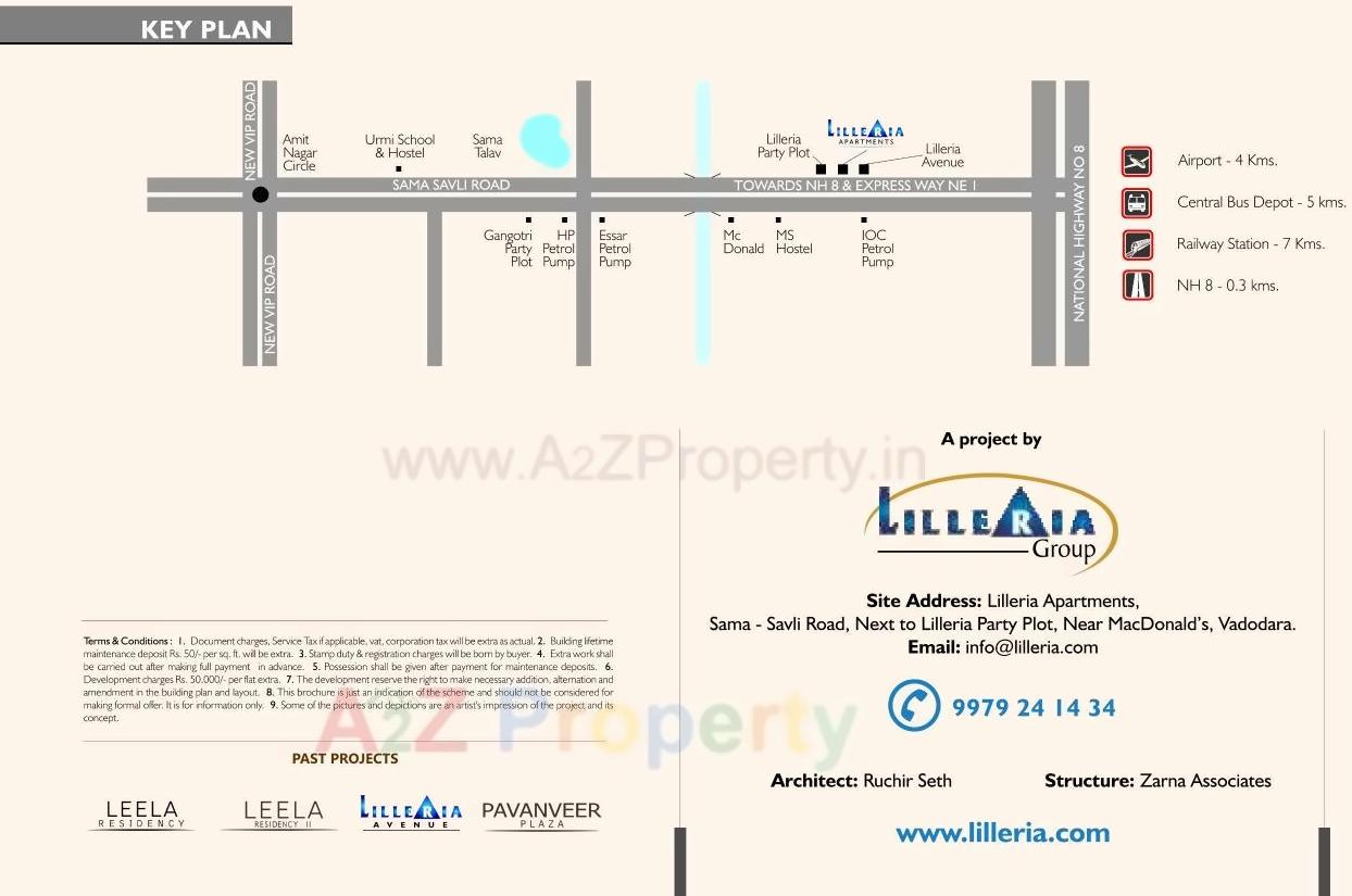  of real estate project Lilleria Apartments located at Sama, Vadodara, Gujarat