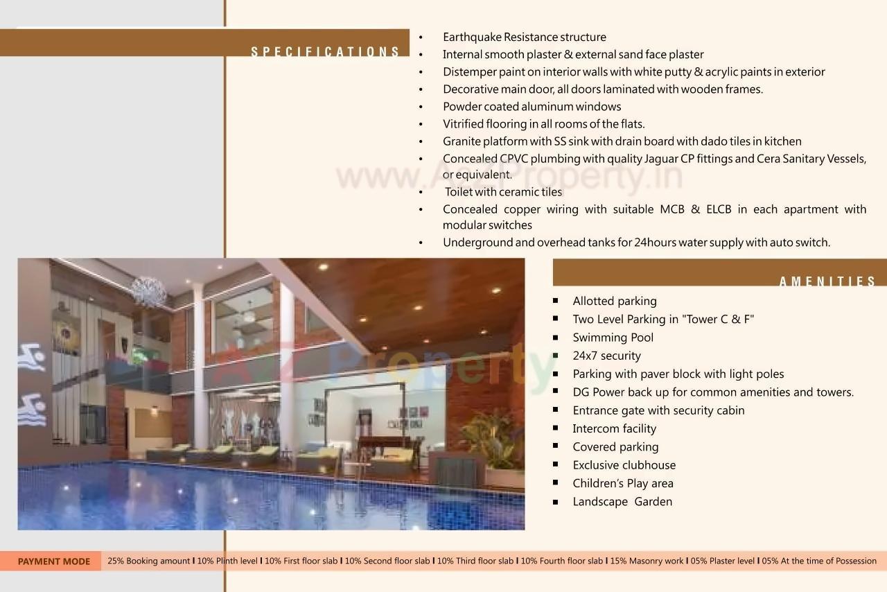  of real estate project Lilleria Apartments located at Sama, Vadodara, Gujarat