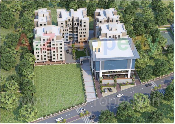 3D Elevation of real estate project Lilleria Avenue located at Sama, Vadodara, Gujarat