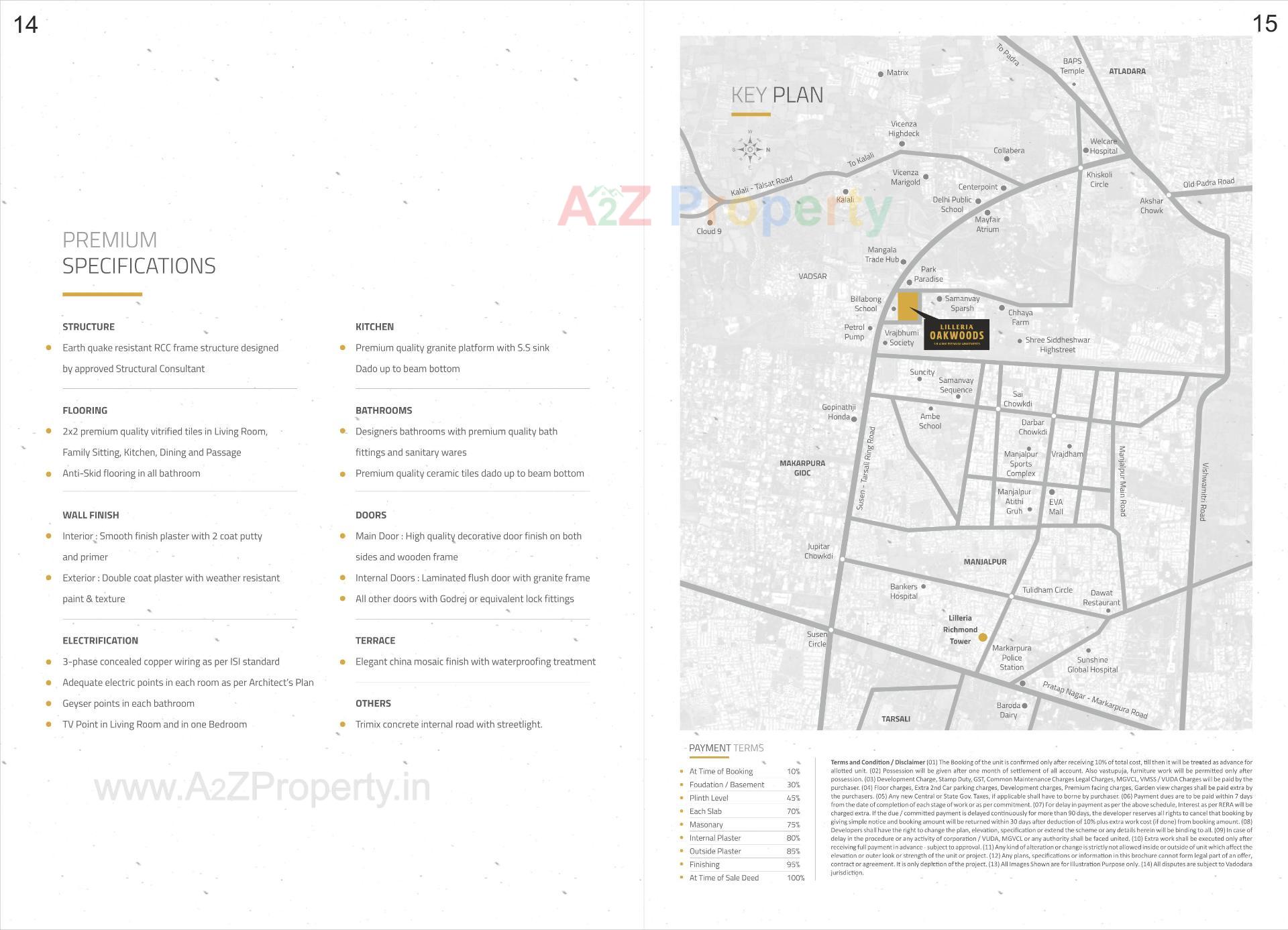  of real estate project Lilleria Oakwoods located at Vadsar, Vadodara, Gujarat