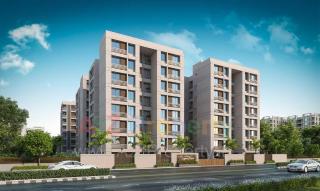 Elevation of real estate project Lilleria Signature located at Gotri, Vadodara, Gujarat