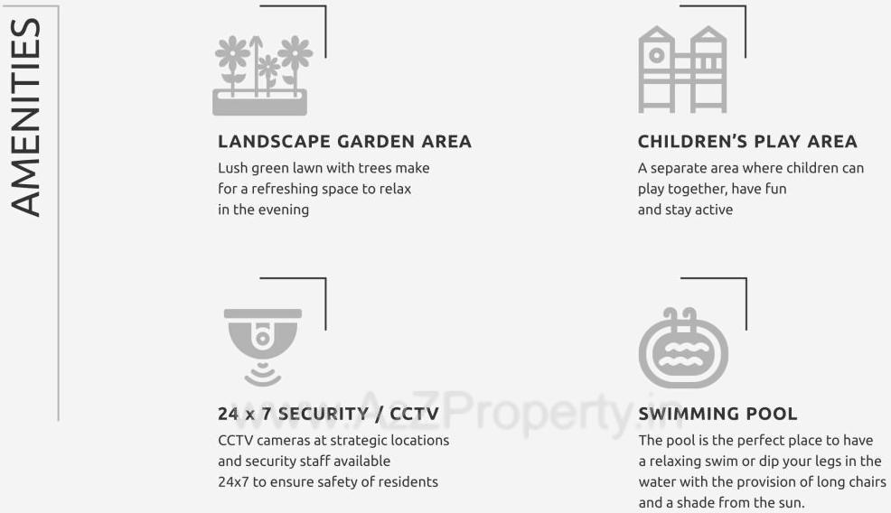  of real estate project Lilleria Signature located at Gotri, Vadodara, Gujarat