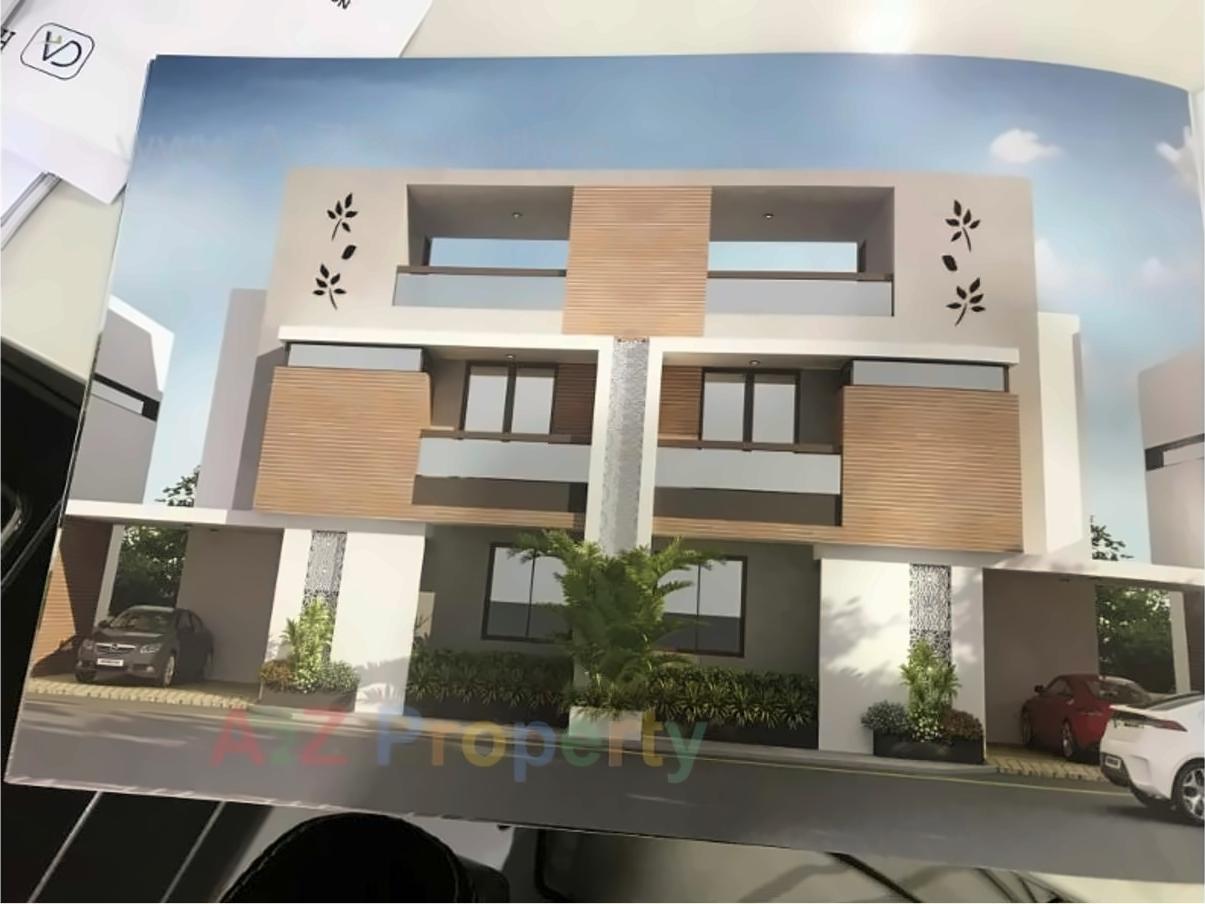 3D Elevation of real estate project Lotus Court located at Kalali, Vadodara, Gujarat