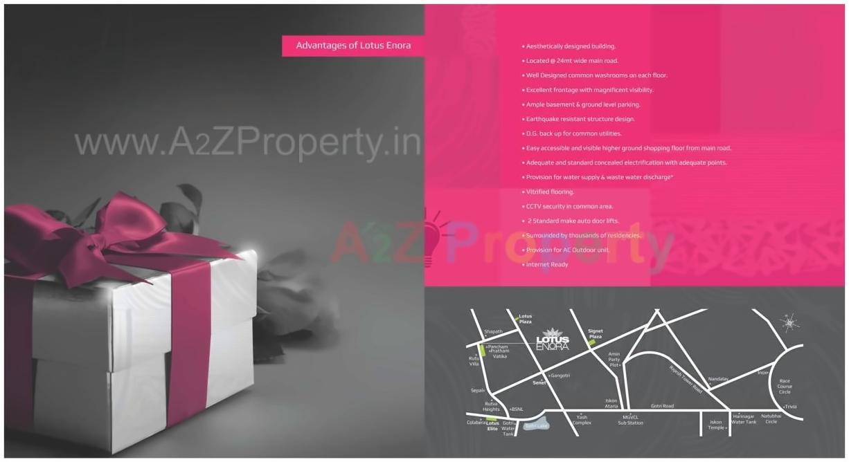  of real estate project Lotus Enora located at Gotri, Vadodara, Gujarat