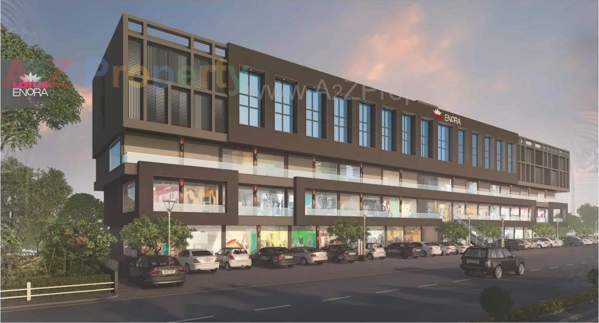 3D Elevation of real estate project Lotus Enora located at Gotri, Vadodara, Gujarat