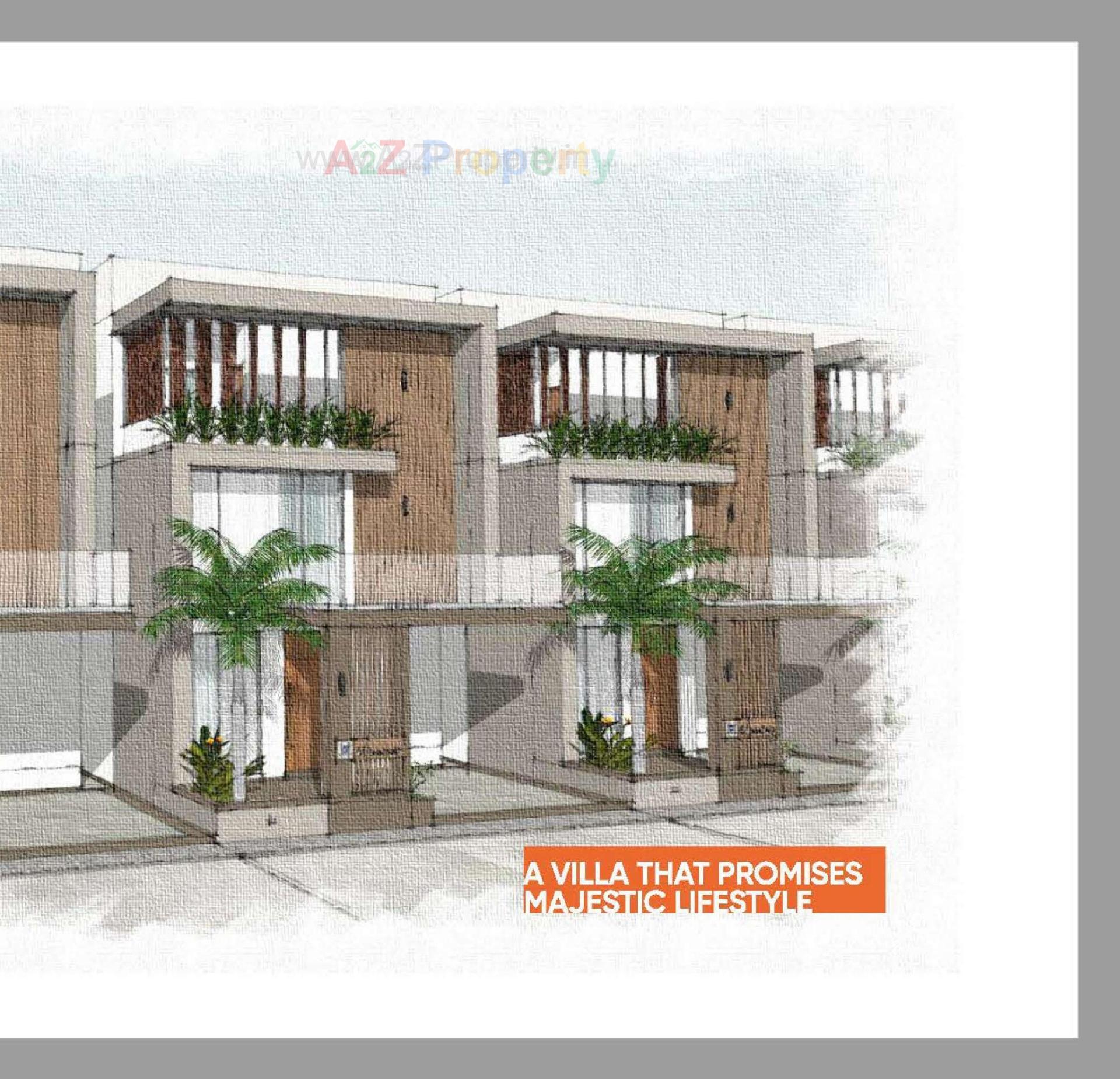 3D Elevation of real estate project Lotus Lifestyle located at Vemali, Vadodara, Gujarat