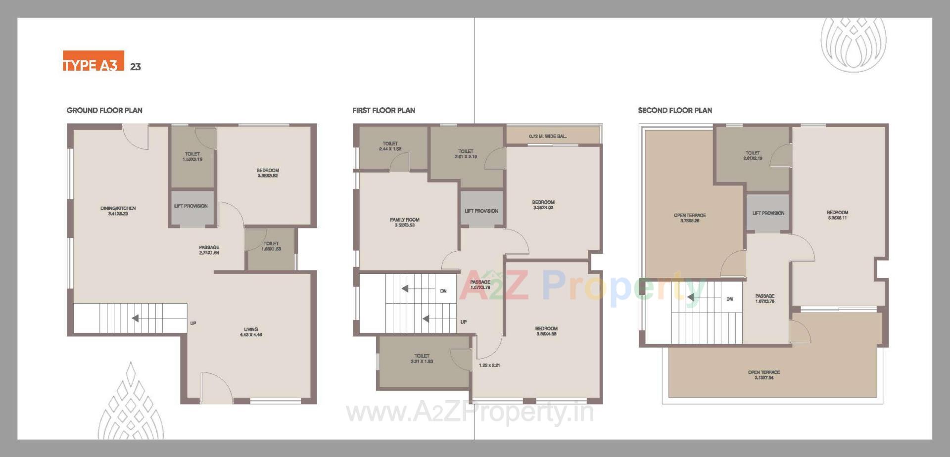 Layout of real estate project Lotus Lifestyle located at Vemali, Vadodara, Gujarat