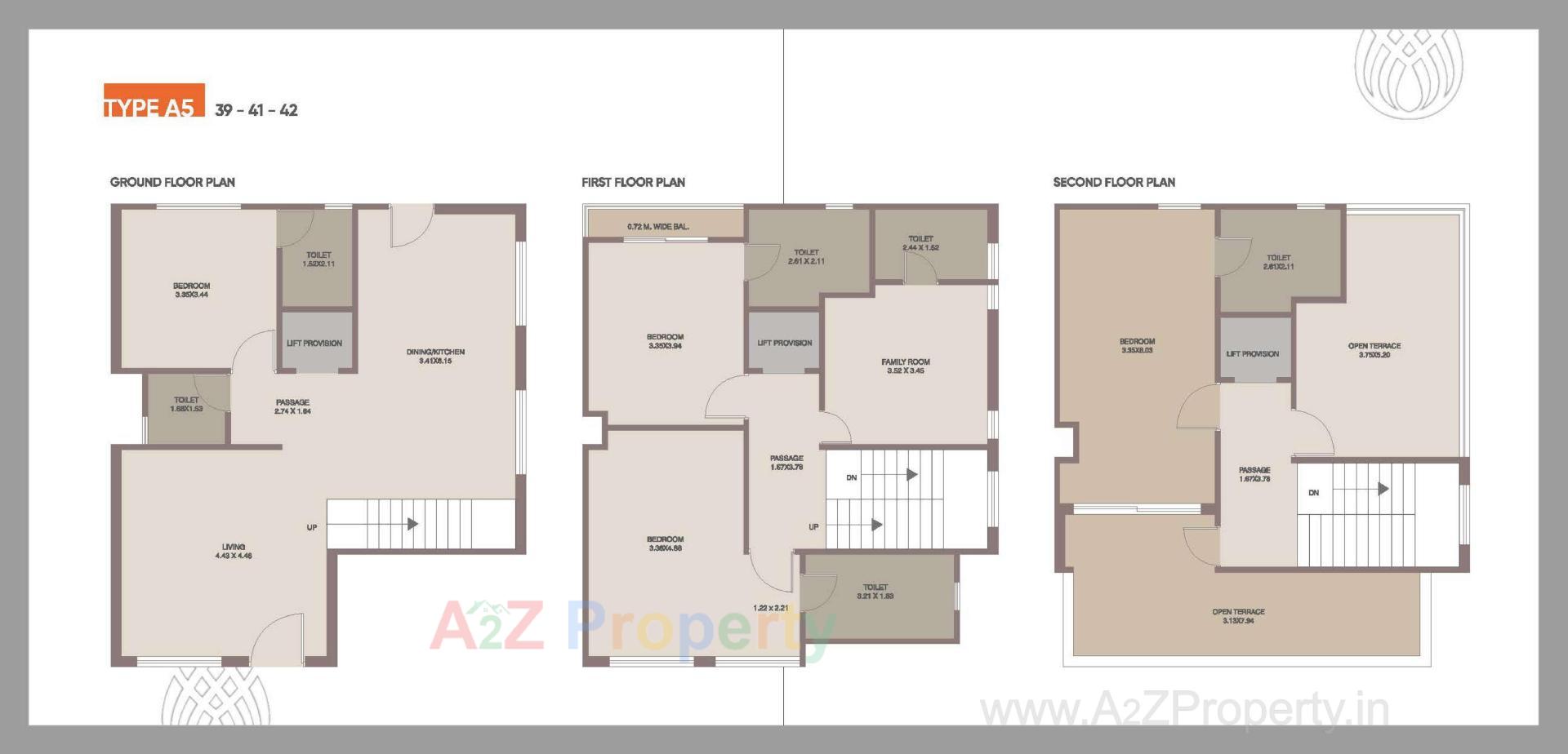 Layout of real estate project Lotus Lifestyle located at Vemali, Vadodara, Gujarat