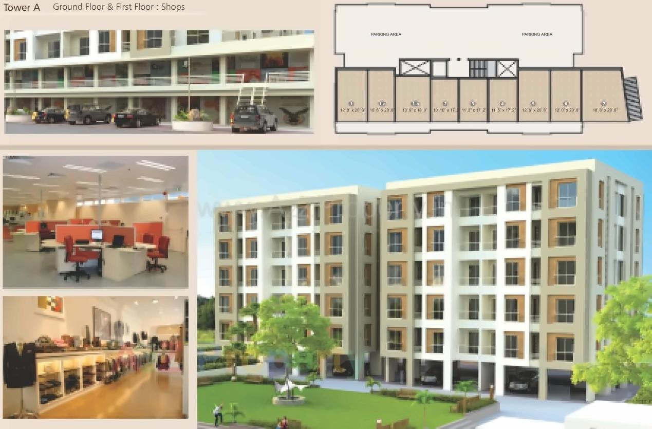Layout of real estate project Maa Residency located at Harni, Vadodara, Gujarat