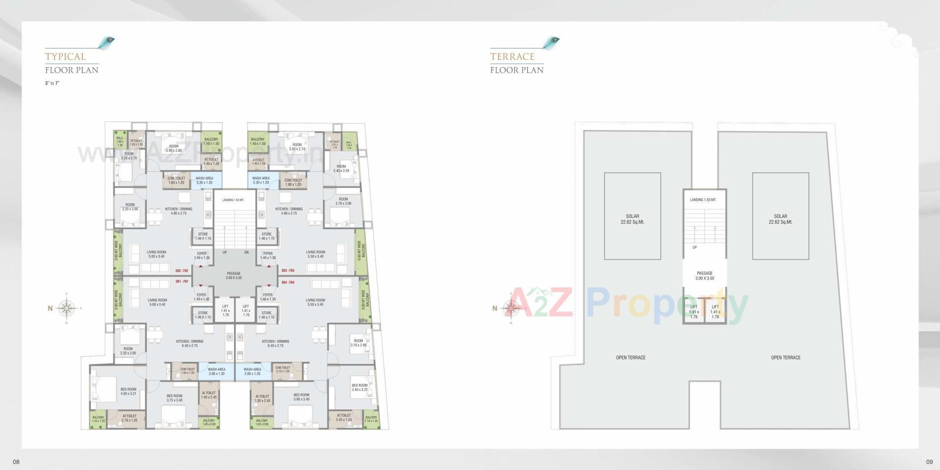Layout of real estate project Madhav Bliss located at Akota, Vadodara, Gujarat