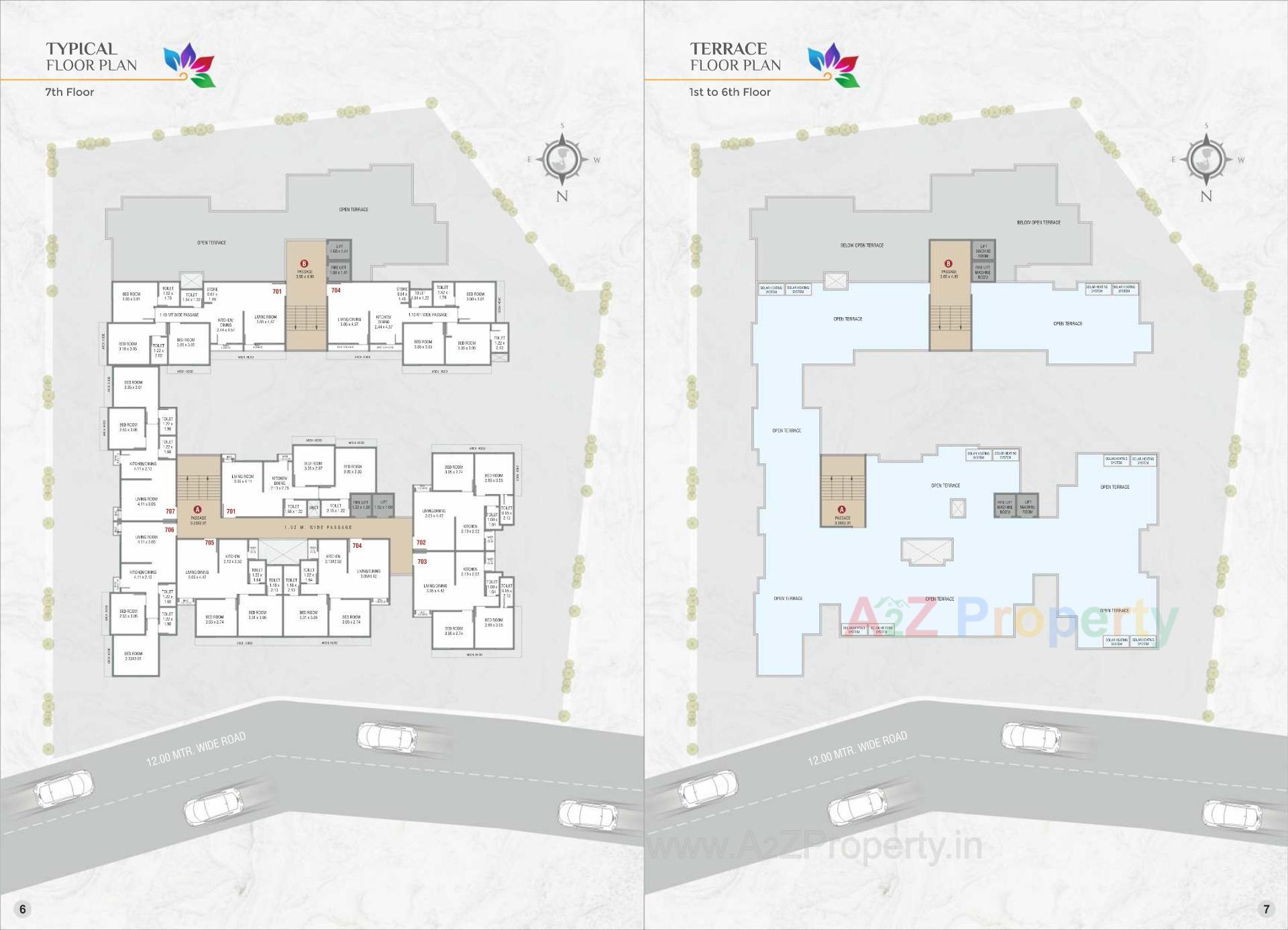 Layout of real estate project Madhavam Orchid located at Danteshwar, Vadodara, Gujarat