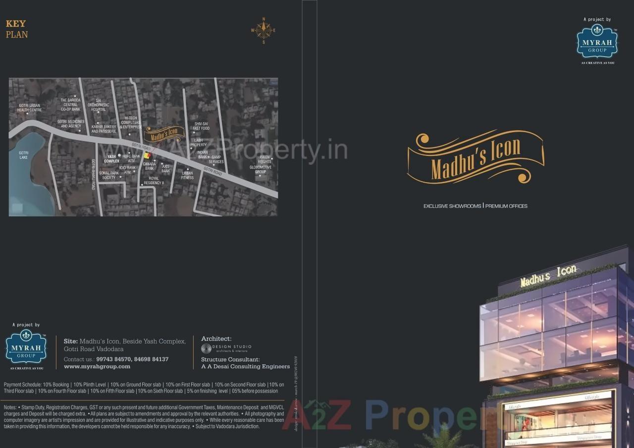  of real estate project Madhu's Icon located at Gotri, Vadodara, Gujarat