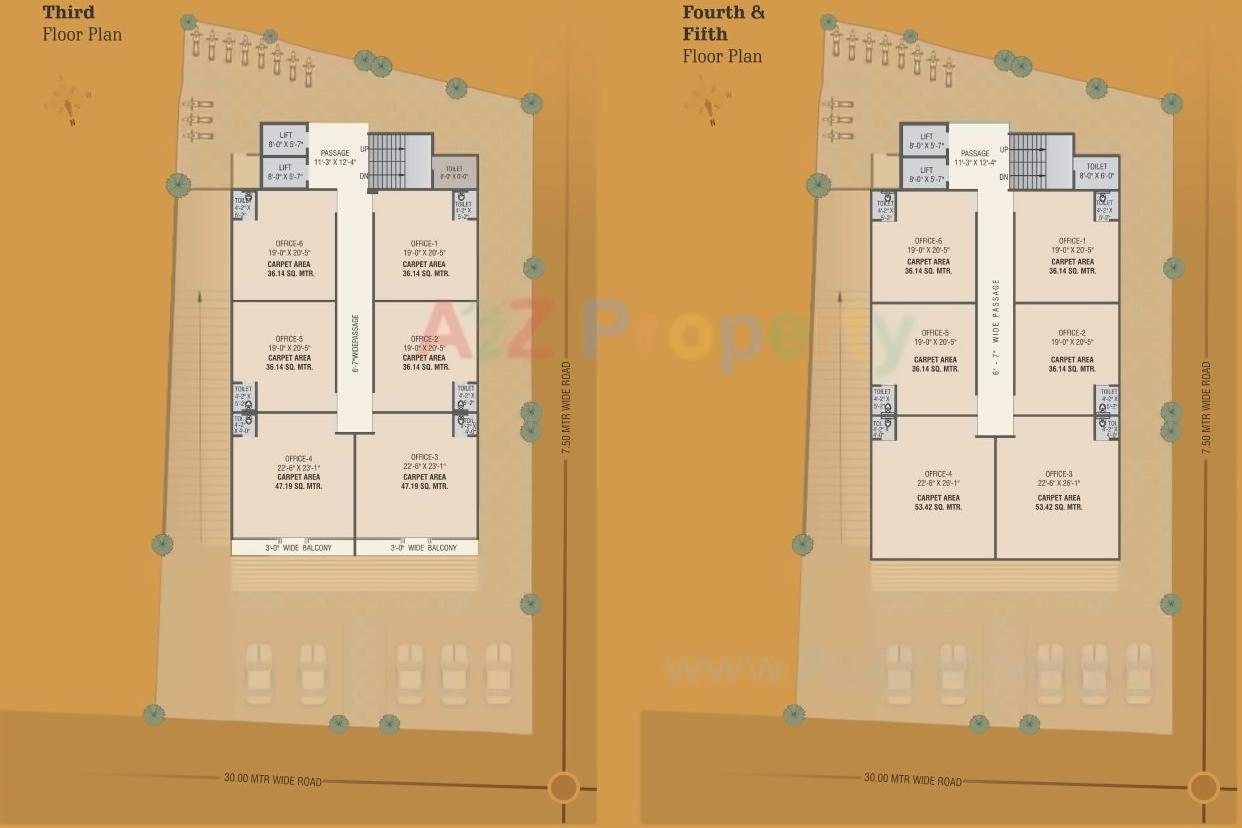 Layout of real estate project Madhu's Icon located at Gotri, Vadodara, Gujarat