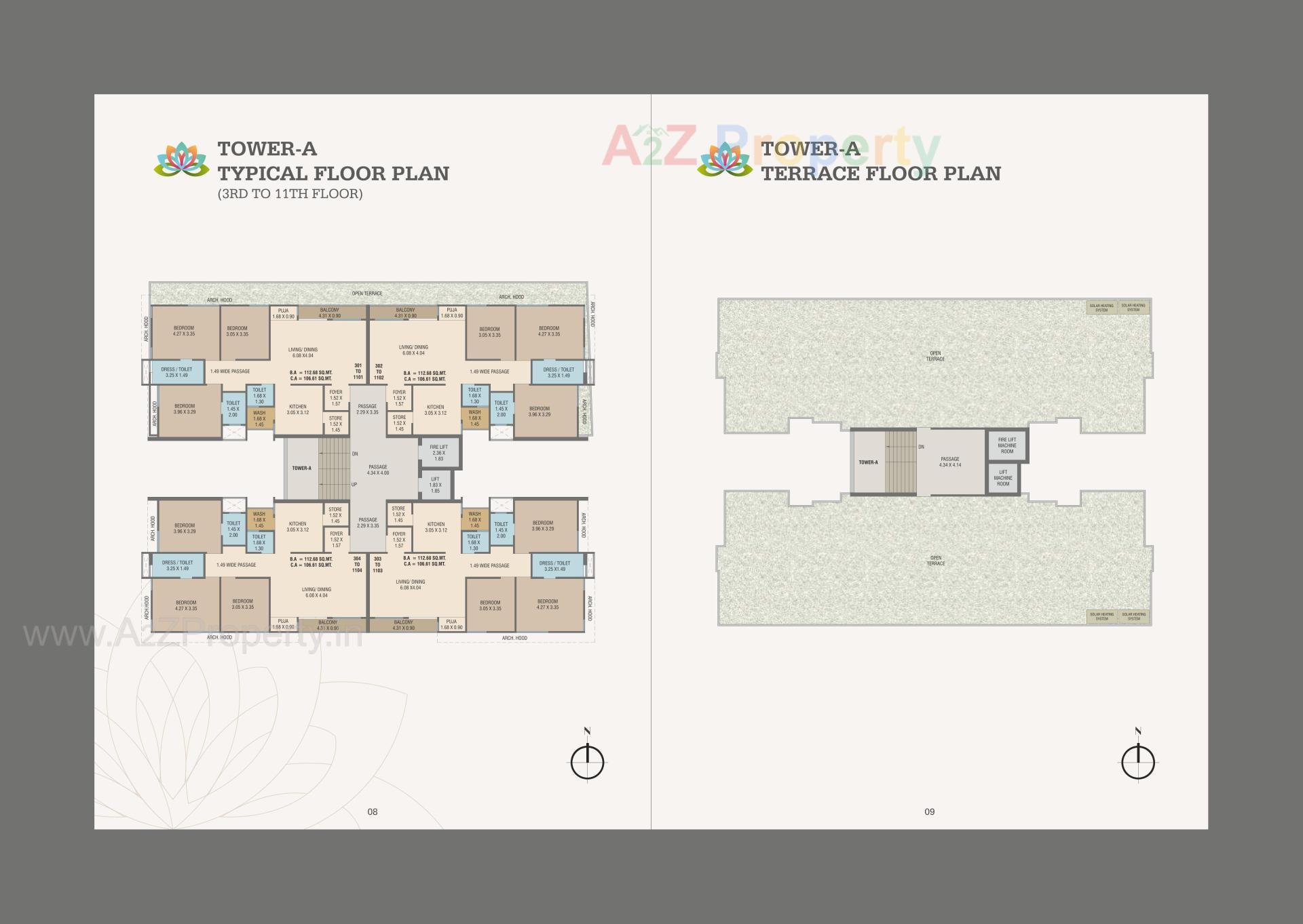 Layout of real estate project Madhuban Clublife located at Bapod, Vadodara, Gujarat