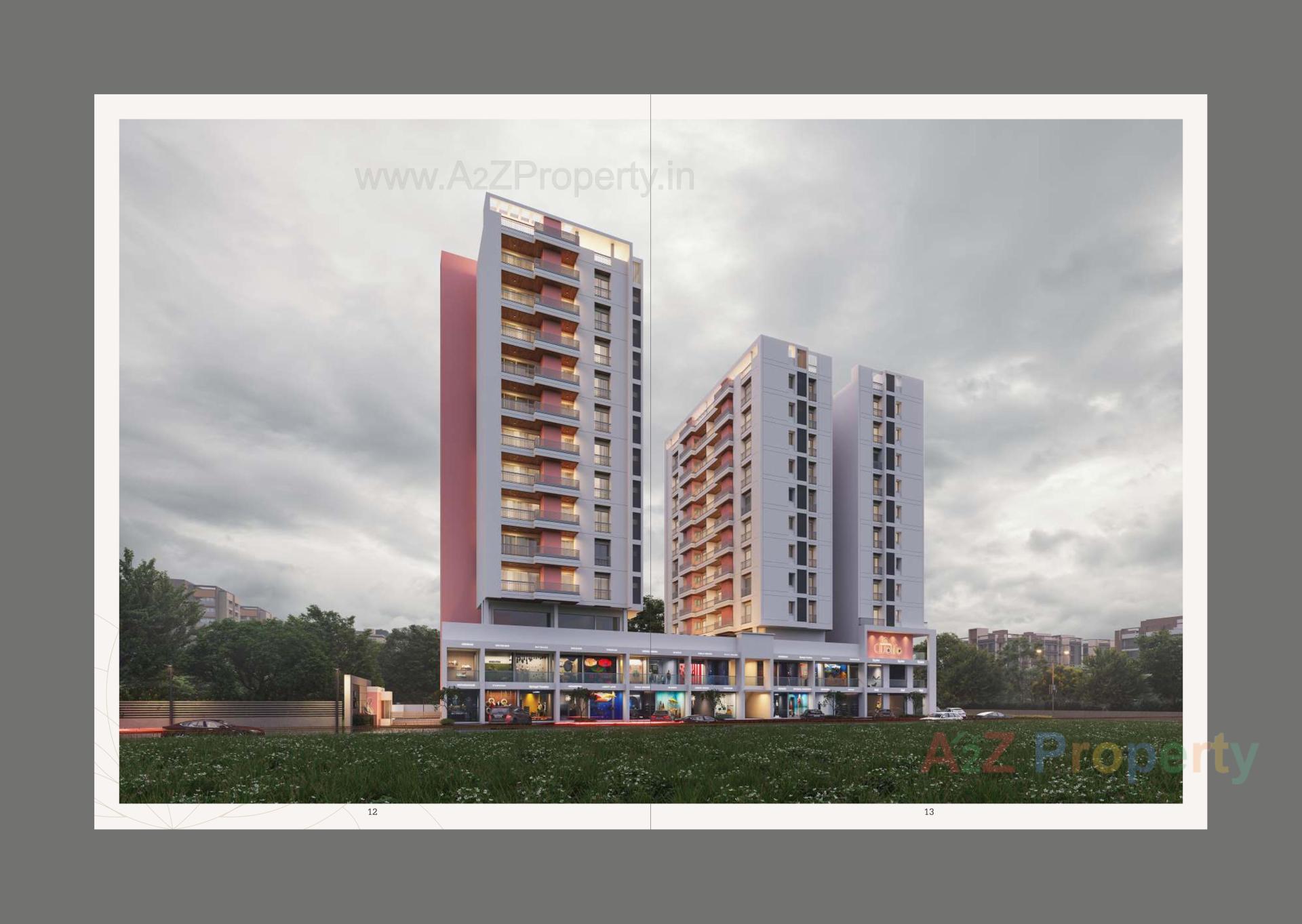 3D Elevation of real estate project Madhuban Clublife located at Bapod, Vadodara, Gujarat
