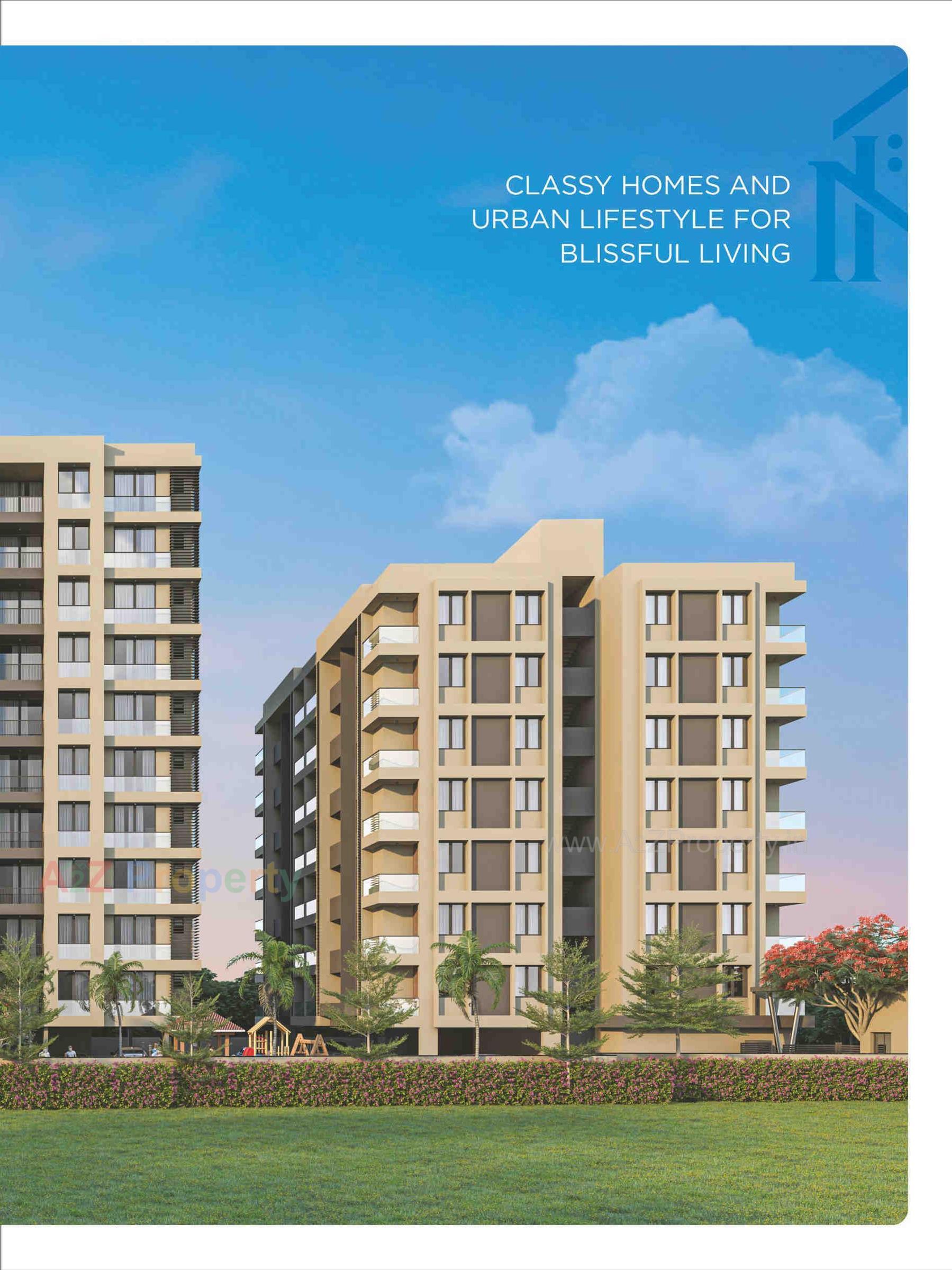 3D Elevation of real estate project Madhuhar Palladium located at Gotri, Vadodara, Gujarat