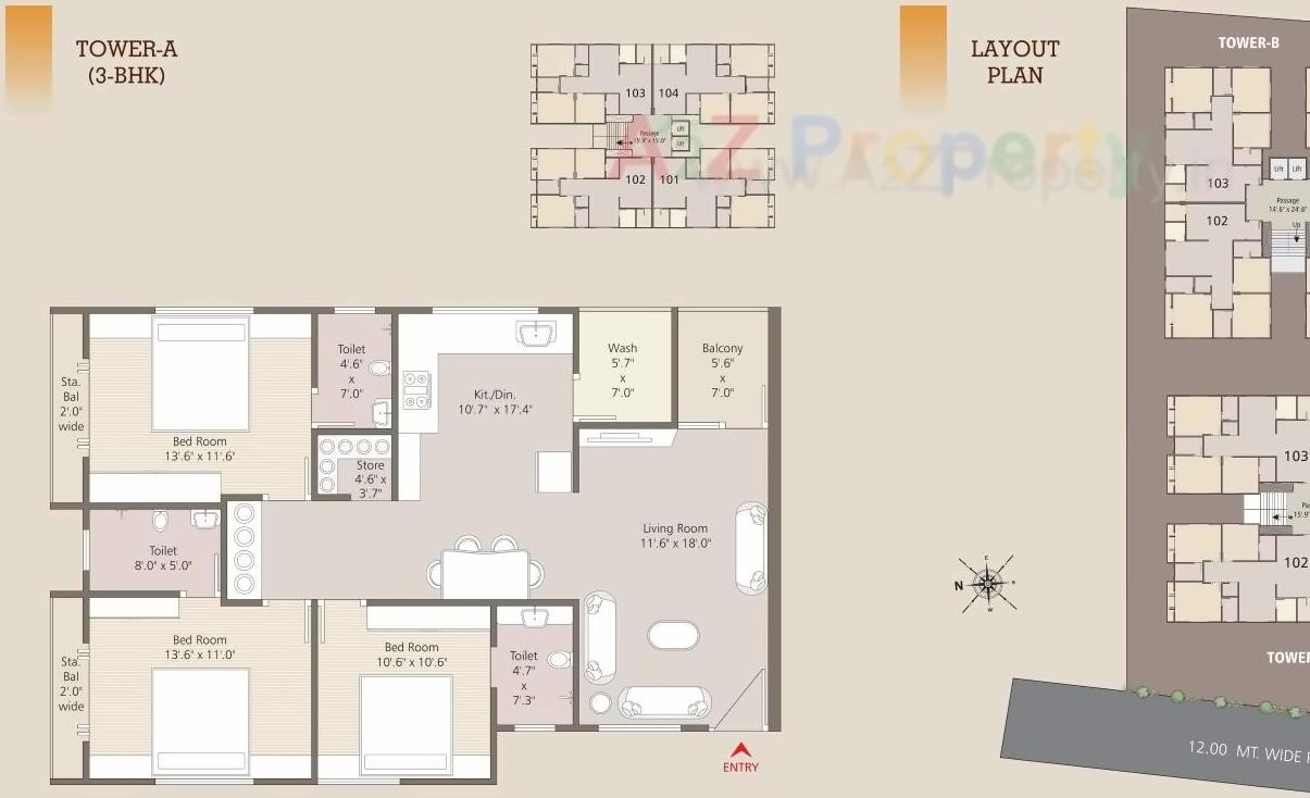 Layout of real estate project Madhuvan Clublife located at Harni, Vadodara, Gujarat